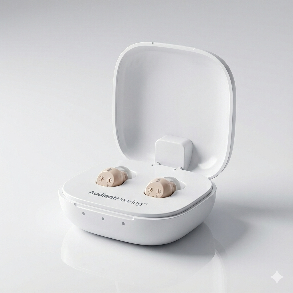 AudientHearing® Finally Hear Conversations Clearly — Without Bulky Hearing Aids.