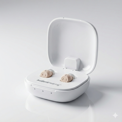 AudientHearing® Finally Hear Conversations Clearly — Without Bulky Hearing Aids.